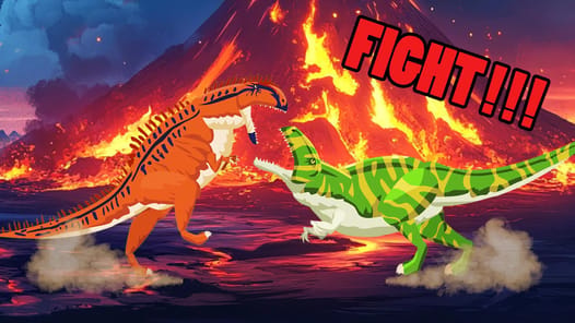 T-Rex Fights More Dinosaurs APK screenshot 1