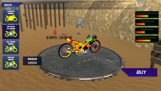 Indonesian Drag Bike Simulator APK screenshot 1
