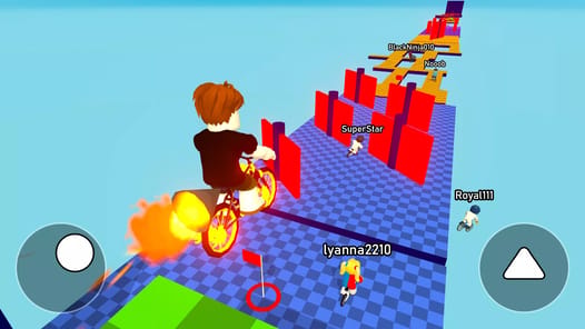 Obby bike: Parkour Adventure APK screenshot 1