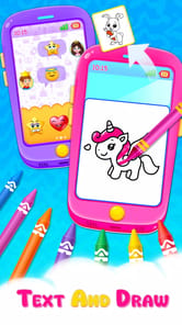 Cute Princess Toy Phone Game APK screenshot 1
