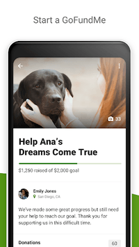 GoFundMe APK screenshot 1 GoFundMe APK screenshot 1