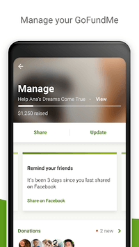 GoFundMe APK screenshot 1 GoFundMe APK screenshot 1