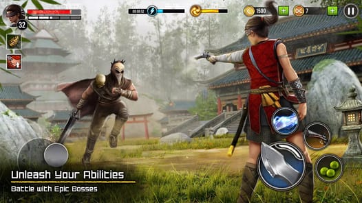 Ninja Ryuko: Shadow Ninja Game APK screenshot 1
