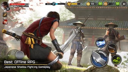 Ninja Ryuko: Shadow Ninja Game APK screenshot 1