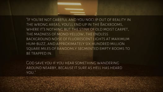 Backrooms APK screenshot 1