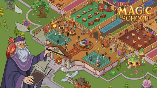 Idle Magic School APK screenshot 1