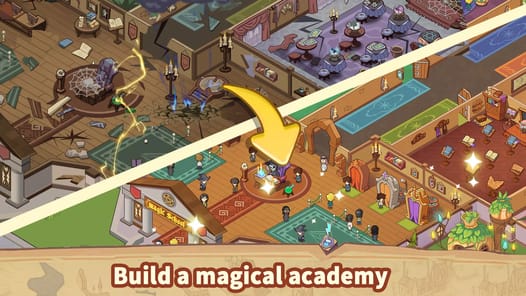 Idle Magic School APK screenshot 1