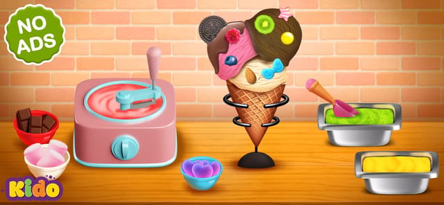 Ice Cream Making Game For Kids APK screenshot 1 Ice Cream Making Game For Kids APK screenshot 1