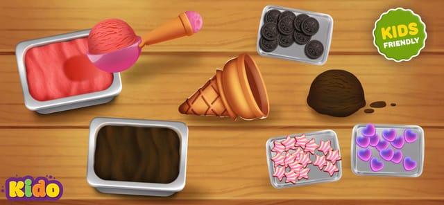 Ice Cream Making Game For Kids APK screenshot 1 Ice Cream Making Game For Kids APK screenshot 1