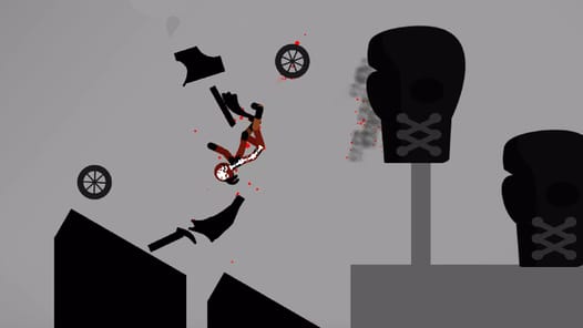 Fly Stickman Dismounting APK screenshot 1
