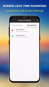Live Time Password Lock Screen APK screenshot 1