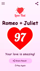 Love Test - Compatibility Test APK screenshot 1