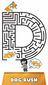 Dog rush: Draw to save games APK screenshot 1