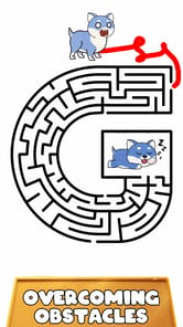 Dog rush: Draw to save games APK screenshot 1