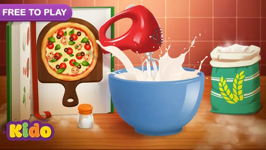 Pizza Baking Kids Games APK screenshot 1