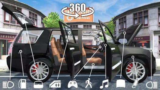 Car Simulator Escalade Driving APK screenshot 1