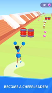 Cheerleader Run 3D APK screenshot 1