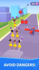 Cheerleader Run 3D APK screenshot 1