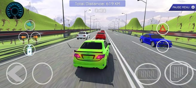 Corolla Toyota Car Drive Game APK screenshot 1