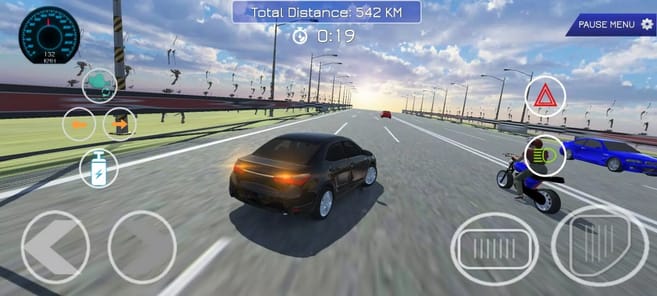 Corolla Toyota Car Drive Game APK screenshot 1