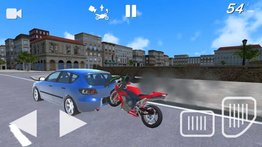 Moto Crash Simulator: Accident APK screenshot 1