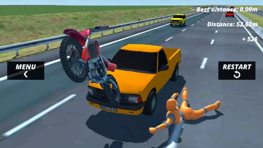 Motorcycle Ragdoll Fall APK screenshot 1 Motorcycle Ragdoll Fall APK screenshot 1