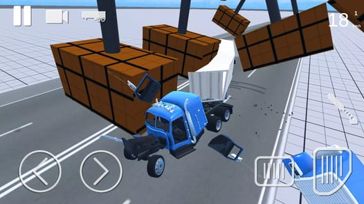 Truck Crash Simulator Accident APK screenshot 1