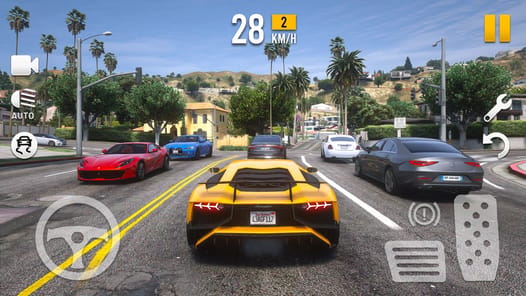Lambo Driving Simulator APK screenshot 1