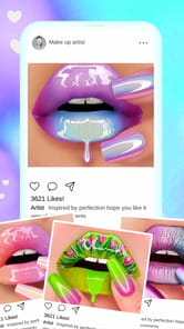 Lipstick Makeup Game APK screenshot 1