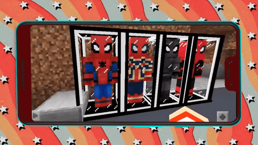 Spider-Man Game Minecraft Mod APK screenshot 1