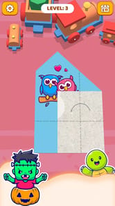 Paper Fold: Paper Puzzle 3D APK screenshot 1