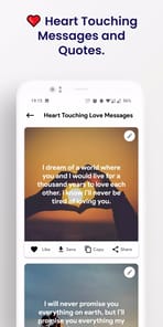 Romantic Love Messages SMS APK screenshot 1