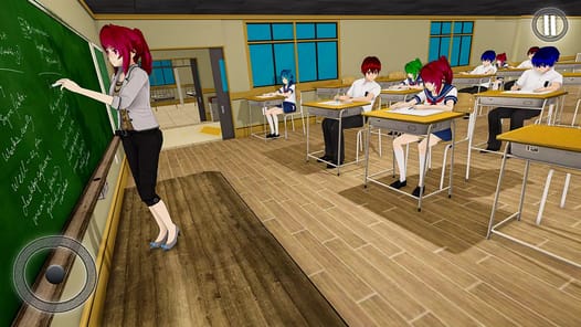 Anime Girl School Teacher 3D APK screenshot 1