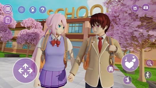 YUMI High School Simulator 3D APK screenshot 1 YUMI High School Simulator 3D APK screenshot 1