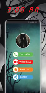 Scary ghost video call APK screenshot 1
