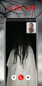 Scary ghost video call APK screenshot 1