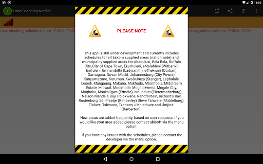 Load Shedding Notifier APK screenshot 1 Load Shedding Notifier APK screenshot 1