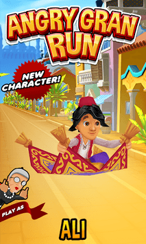 Angry Gran Run - Running Game APK screenshot 1