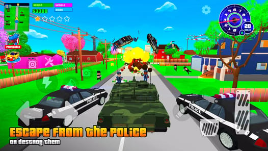 Gangs Wars: Pixel Shooter RP APK screenshot 1
