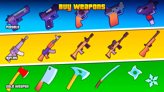 Gangs Wars: Pixel Shooter RP APK screenshot 1