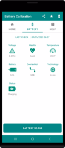 Battery Calibration Helper APK screenshot 1