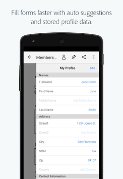 Adobe Fill & Sign: Easy PDF Form Filler APK screenshot 1