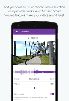 Adobe Premiere Clip APK screenshot 1