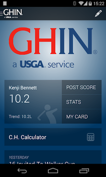 GHIN Mobile APK screenshot 1