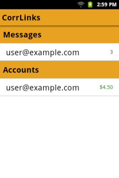 CorrLinks APK screenshot 1