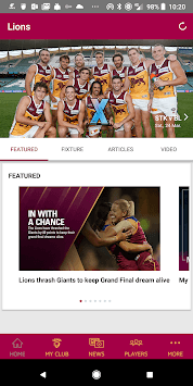 Brisbane Lions Official App APK screenshot 1