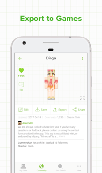 Skinseed for Minecraft APK screenshot 1 Skinseed for Minecraft APK screenshot 1