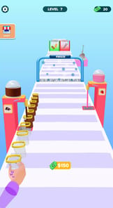 Ice Cream Stack Runner Games APK screenshot 1