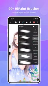 Hipaint :Sketch & Draw art APK screenshot 1
