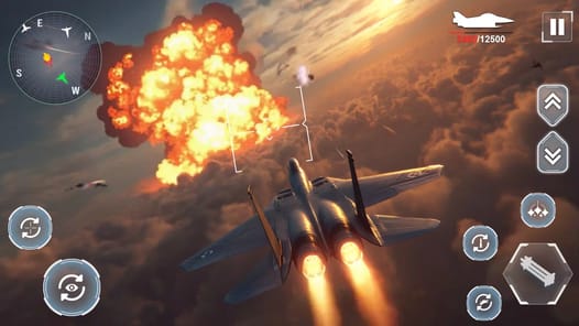 Aircraft Strike: Jet Fighter APK screenshot 1